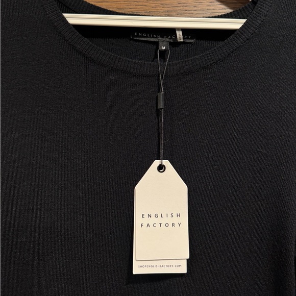 NWT English Factory Mixed Media Dress Size Medium - Picture 4 of 6